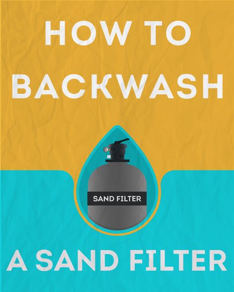 #Backwashing your sand filter is a simple process that cleans the sand inside your filter using clean water from your swimming pool. Inground Pool Maintenance, Salt Water Pool Maintenance, Pool Cleaning Tips, Pool Algae, Clean Pool, Pool Plumbing, Swimming Pool Heaters, Swimming Pool Maintenance, Sand Filter