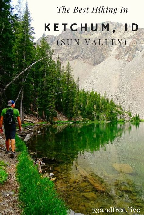 Hiking in Idaho. The best hiking in Sun Valley. The best hiking in Ketchum, Idaho. Read about our time hiking in Sun Valley, Idaho and how beautiful it is! #hiking #hikingtrails #travel #52hikechallenge #outdoors #roadtrip #idahohiking #hikinginIdaho #beautifulhikes Sunvalley Idaho, Idaho Camping, Ketchum Idaho, Idaho Vacation, Idaho Adventure, Visit Idaho, Idaho Travel, Sun Valley Idaho, Hiking Trips