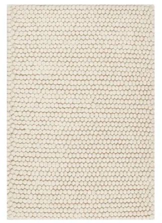 Birch Lane™ Elle Hand-Woven Flatweave Wool/Cotton Ivory Area Rug | Wayfair Mosaic Texture, Solid Color Rug, Rug Ivory, Beach House Style, Contemporary Bedroom Decor, Ivory Rug, Cotton Rug, Accent Rugs, Tufted Rug