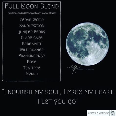 Moon Diffuser, Archangel Jeremiel, Full Moon Oil, 2024 Astrology, Moon Oil, Young Living Recipes, Doterra Blends, Essential Oil Diffuser Blends Recipes, Moon Cycle