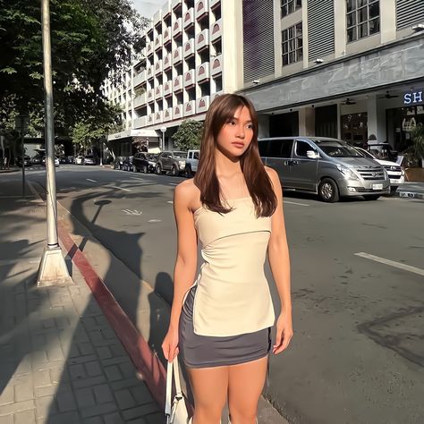 Chique Outfit, It's Too Hot, Everyday Fashion Outfits, Miniskirt Outfits, Casual Day Outfits, Fashion Attire, Casual Style Outfits, Lookbook Outfits, Teen Fashion Outfits