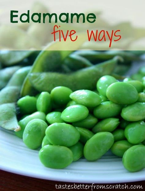 Edamame 5 Ways | - Tastes Better From Scratch Cleanish Eating, Edamame Snack, Edamame Recipes, Edamame Salad, Soy Bean, Healthy Grains, Savory Dishes, Paleo Dinner, Side Recipes