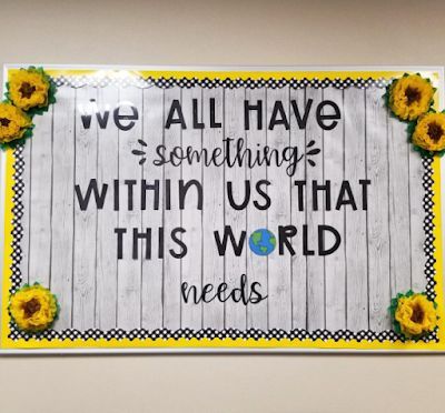 Floral Classroom Theme, Floral Classroom, Classroom Theme Ideas, Classroom Theme Decor, Middle School Bulletin Boards, Office Bulletin Boards, High School Bulletin Boards, Work Bulletin Boards, Teacher Bulletin Boards