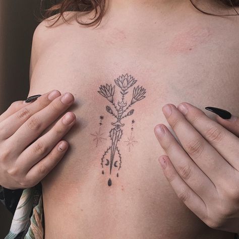 Sternum Piece, Compass Tattoo, Geometric Tattoo, Instagram A, Brave, I Want, Let It Be, Tattoos, On Instagram