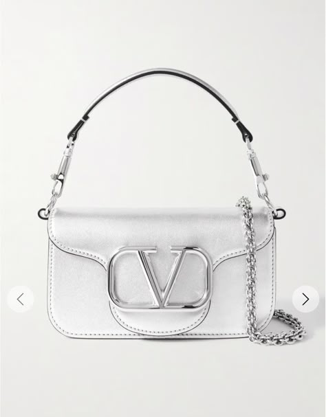 Silver Valentino Bag, Shuffle Outfit, Star Bags, Valentino Bag, Valentino Collection, Valentino Garavani Bag, Rose Bag, Silver Bag, Luxury Bags Collection