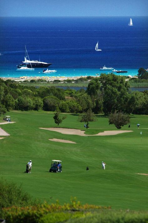 Costa Smeralda Sardinia Italy Top Golf Courses, Costa Smeralda, Best Golf Clubs, Golf School, Best Golf Courses, Playing Golf, Sardinia Italy, Top Golf, Golf Player