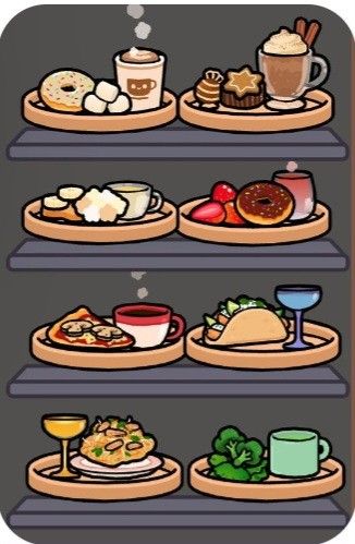 Toca Boca Meal Ideas, Toca World Food Recipes, Comidas Toca Life, Food In Toca Boca, Toca Boca Breakfast Ideas, Toca Life Food Recipes, Toca Life Recipes, Toca Boca Food Recipes Breakfast, Toca Life World Recipes