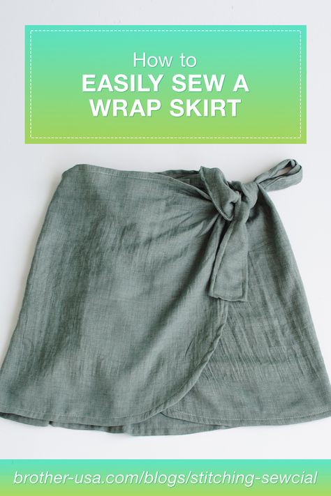 Warmer weather is around the block and if you're looking to add more handmade pieces to your wardrobe, we have the perfect project for you! Brother ambassador, @trashtocouture shares a step-by-step tutorial on sewing a tulip wrap skirt over on our blog! Tap through to get the instructions. Sew A Wrap Skirt, Tulip Wrap Skirt, Spring Sewing Projects, Tulip Wrap, Spring Sewing, Summer 2025, Custom Wraps, Gauze Fabric, Sewing Project