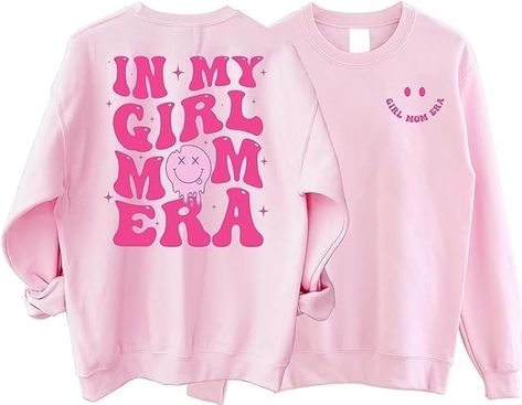 AFLYWE In My Girl Mom Era 2 Sided Sweatshirt, Retro Girl Mama Sweater, Mom Of Girls Shirt, New Gi... | Amazon (US) Mama Crewneck, Mama Sweater, Retro Girl, Mom Era, Girls Shirt, Girl Mom, New Girl, Father's Day, My Girl