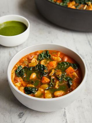 Minestrone soup | Jamie Oliver recipes Jamie Oliver Minestrone, Jaime Oliver, Fakeaway Recipes, Minestrone Soup Recipe, Jamie Oliver Recipes, Minestrone Soup, Healthy Family Meals, Chicken Pasta Recipes, Air Fryer Recipes Healthy