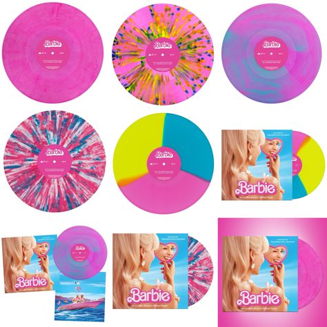 Vinyl variants with the score from the movie soundtrack Barbie The Movie 2023, Barbie Vinyl, Vinyl Wishlist, Soundtrack Vinyl, Barbie 2023, Barbie The Movie, Movie 2023, Tron Legacy, The Score