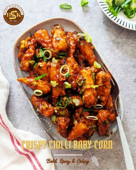 Savoring the perfect crispy crunch of chili-infused baby corn – a symphony of flavors in every bite! 🌶️🌽 Dish in frame - Crispy Chilli Baby Corn 📍- 216, GARFA MAIN ROAD, KOLKATA 700078 📞 - 9230065786 📲- Zomato & Swiggy #restaurant #multicuisinerestro #kolkatarestro #kolkatagram #coffee #cafelover #instagood #foodie #food #coffeshop #love #goodvibes #explorepage #newintown #newrestaurant #crispychilibabycorn Crispy Chilli Chicken, Chillis Honey Crispers, Crispy Sweet Chilli Chicken, Spicy Chili Crisp Recipes, Babycorn Chilli, Finger Food Appetizers, Finger Foods, Corn, Brown Sugar