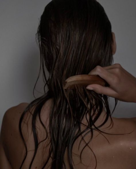 Wet Brown Hair, Aesthetic Girl, Brown Hair, Long Hair Styles, Hair Styles, Hair, Beauty