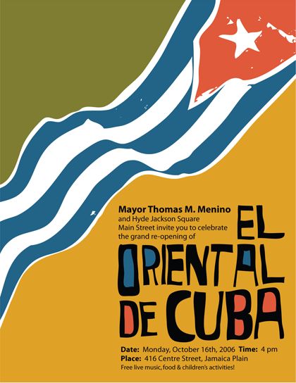 Andrea Acevedo. South American Flags, Cuban Design, Poland Poster, Constructivism Art, American Graphic Design, Havana Nights Party, Cuban Flag, Travel To Cuba, Office Posters