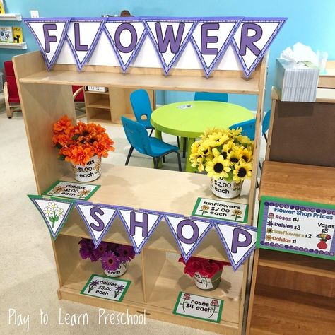 Flower Shop Dramatic Play, Dramatic Play Themes, Dramatic Play Center, Plants Unit, Prop Box, Dramatic Play Preschool, Dramatic Play Area, Dramatic Play Centers, Spring Preschool