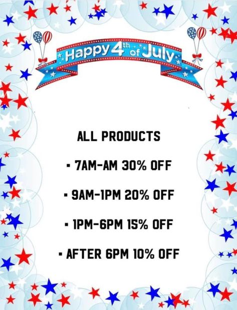 Mary Kay Fourth Of July, Mary Kay 4th Of July, Mary Kay July, Mary Kay Sales, Mary Kay Holiday, Mary Kay Inspiration, Mary Kay Marketing, July 4th Sale, Hello July