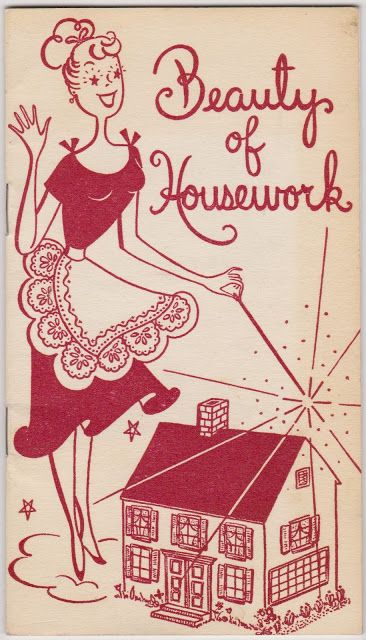 Happy Homemaking, Book House, Vintage Housewife, Happy Housewife, Garage Sale Finds, Mid Century Illustration, Retro Housewife, Cooking Advice, Household Chores