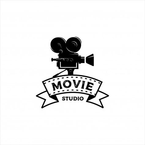 Movie maker studio vintage logo | Premium Vector Maker Studio, Film Logo, Movie Maker, Camera Logo, Movie Studio, Unique Logo Design, Logo Creation, Online Logo, Studio Logo