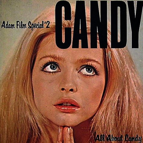 Ewa Aulin Candy, 60s Posters, 60s Movies, Ewa Aulin, The Cardigans, Vintage Makeup, Vintage Magazines, Film Posters, Pulp Fiction