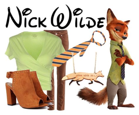 "Nick Wilde~ DisneyBound" by basic-disney ❤ liked on Polyvore featuring Loro Piana and Majestic Nick Wilde, Zootopia, Loro Piana, Fox, Acne, Off White, Streetwear Brands, Men And Women, Gucci