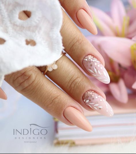 Blush Pink Nails, Unghie Sfumate, Makijaż Smokey Eye, Nail Art Wedding, Bride Nails, Neutral Nails, Bridal Nails, Elegant Nails, Classy Nails