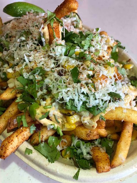 Elote Fries, Hawaii Lifestyle, Cafe Rio, Mom Blog, Appetizer Dips, Lifestyle Travel, Mom Blogs, Potato Recipes, Mexican Food