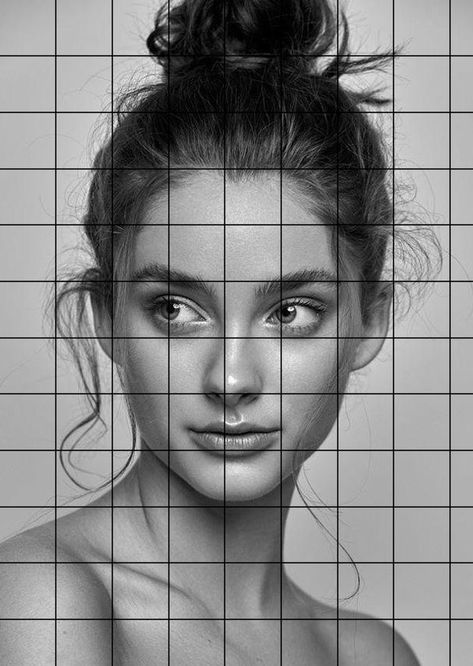 Grid Technique Drawing, Grid Method Drawing Portraits, Grid References Drawing, Grid Portrait, Grid Sketch, Grid References, Grid Drawing, Tears Art, Abstract Pencil Drawings