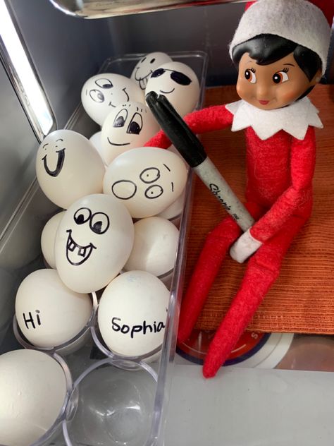 Elf On The Shelf And Pokemon, Elf On The Shelf Kinder Egg, An Egg, A Smile, Elf On The Shelf, Elf, Egg