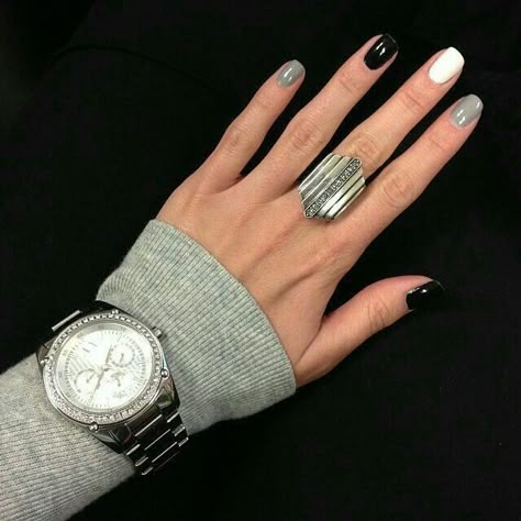 Unghie Nail Art, I Love Nails, Nails Black, Ideas Nails, Nail Styles, Matte Nails, Love Nails, Mani Pedi, Nails Makeup