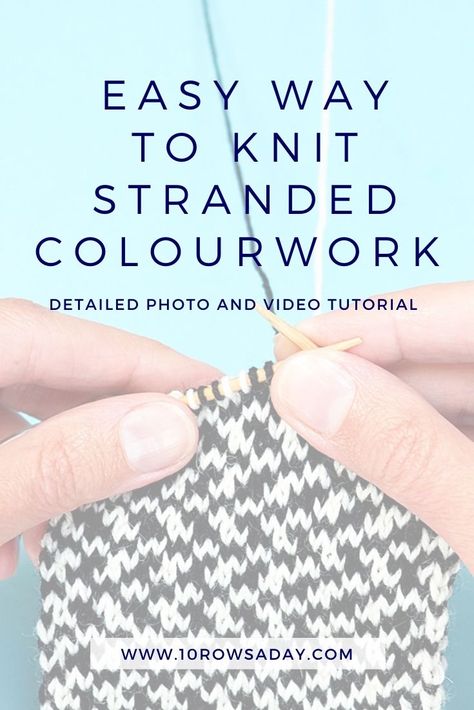 English Knitting, Stranded Knitting Patterns, Colorwork Knitting Patterns, Fair Isle Chart, Stranded Knitting, Knitting Help, Knitting Stitches Tutorial, Easy Knitting Projects, Hat Patterns Free