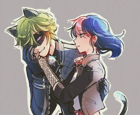 Claw Noir And Shady Bug, Best Friends Matching Pfp, Claw Noir, Gothic Kawaii, Miraculous Ladybug Oc, Anime Friendship, Miraculous Ladybug Fanfiction, Super Cat, Miraculous Ladybug Movie