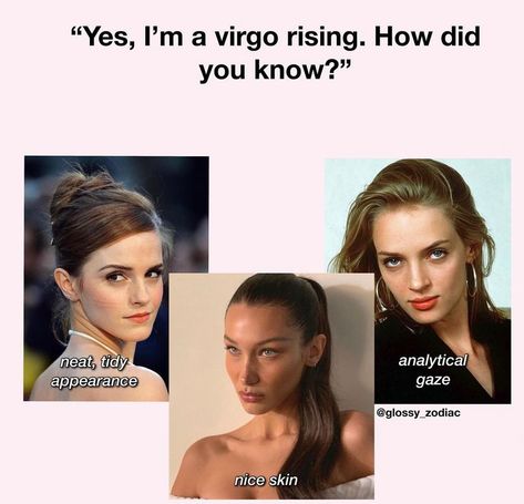 Virgo Beauty, Virgo Rising, Astrology Numerology, Earth Signs, Birth Chart, Did You Know, Astrology, Zodiac Signs, Skin