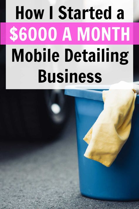 Mobile Car Wash Business Ideas, How To Start A Car Detailing Business, Auto Detailing Business, Mobile Detailing Business, Mobile Detailing, Car Detailing Business, Nextdoor App, Low Cost Business, Mobile Car Wash