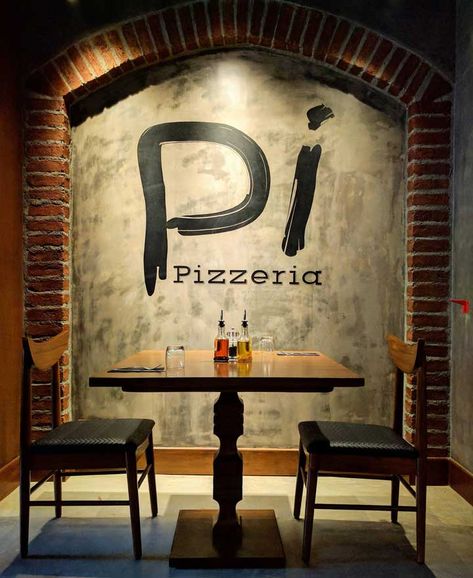 Pizza Restaurant Design Interior Ideas, Resturant Decor, Pizza Display, Pizza Project, Pizzeria Design, Pizza Store, World Music Day, Pizza Branding, Music Day