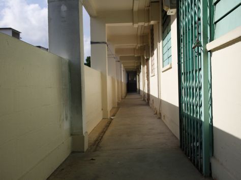 Old HDB Corridor Corridor Aesthetic, Hdb Corridor, Escape Room, Singapore, Film, Design