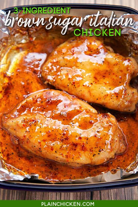 Brown Sugar Italian Chicken, Italian Marinade For Chicken, Italian Chicken Breast, Italian Dressing Chicken, Italian Dressing Recipes, Brown Sugar Chicken, Italian Chicken Recipes, Italian Dressing Mix, Brown Sugar Recipes