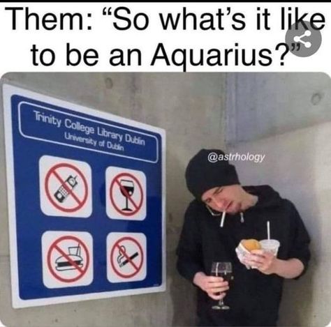 Aquarius Funny Humor, Aquarius Memes Funny Hilarious, Aquarius Humor, Aquarius Funny, Sagittarius Funny, Aquarius Signs, Zodiac Sagittarius Facts, Aquarius Life, Aquarius Truths