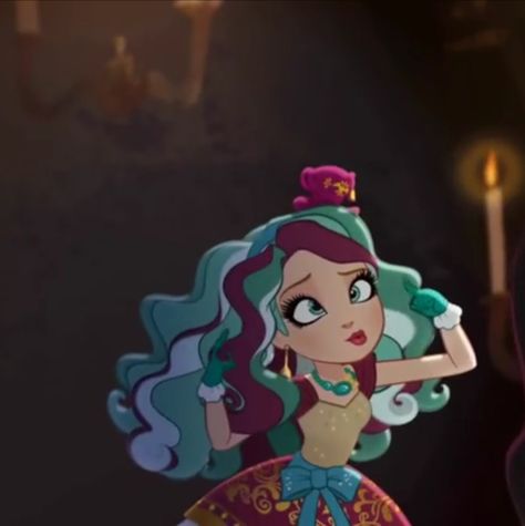 ever after high madeline hatter #everafterhigh #maddie Ever After High Madeline Hatter, Maddie Hatter, Madeline Hatter, Ever After Dolls, Fairy Tale Characters, Find Friends, Ever After High, Cartoon Pics, Ever After