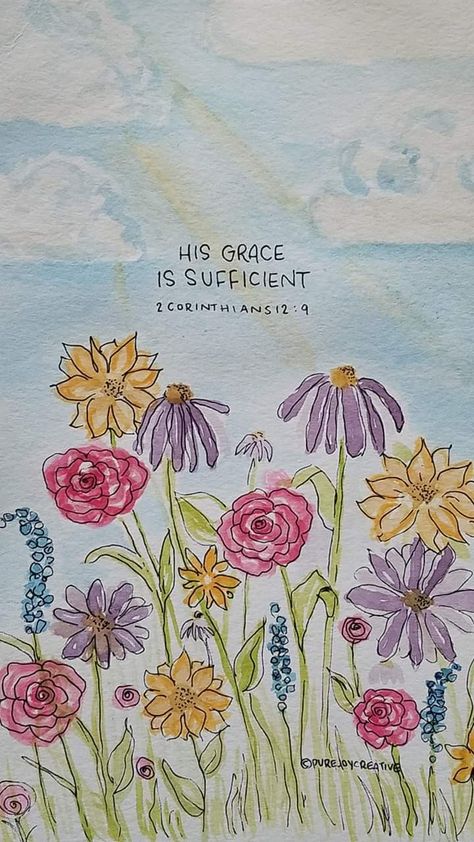 Bible Verse Canvas Painting Scriptures, Bible Verse Canvas Painting Easy, Bible Quote Painting, Aesthetic Christian Prints, Bible Verse Watercolor Art, Spring Christian Wallpaper, Watercolor Verses, Painting Bible Verses, Christian Art Wallpaper