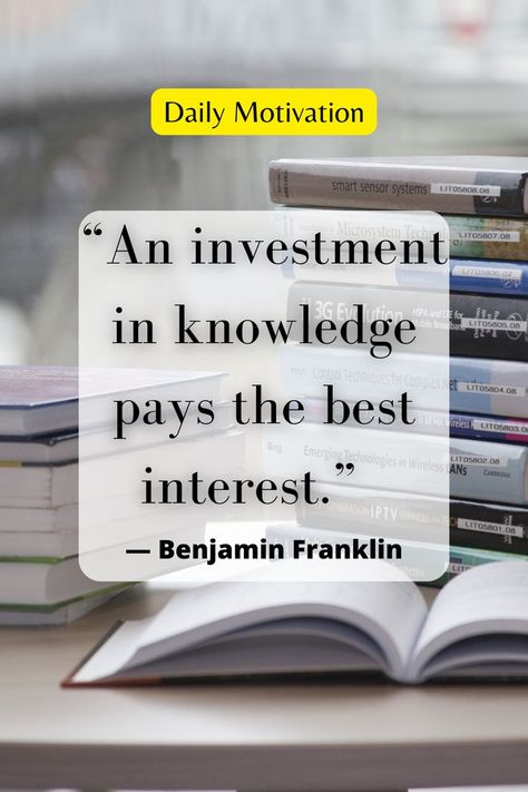 Benjamin Franklin
Knowledge
stock market Invest In Knowledge Quotes, Investing Quotes, Financial Quotes, Investment Quotes, Wallpaper Abstract, Knowledge Quotes, Emerging Technology, Benjamin Franklin, Knowledge Is Power