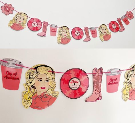 Dolly Parton Music, Dolly Parton Birthday, Country Party, 50th Bday, Cowgirl Birthday Party, Birthday Party Theme Decorations, Cowgirl Birthday, Music Birthday, 11th Birthday