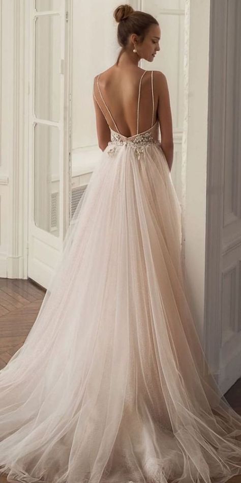 Wedding Dress With Arm Veil, Open Back A Line Wedding Dress, Grecian Wedding Dress, Backless Wedding Dresses, Wedding Dresses A, Wedding Dresses A Line, Dreamy Wedding Dress, Dresses A Line, Celebrity Wedding Dresses