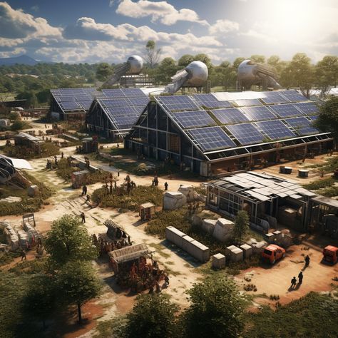 Apocalypse Safe Zone Aesthetic, Apocalypse Base Camp, Post Nuclear Apocalypse Concept Art, Post Apocalyptic Community, Post Apocalyptic Settlement, Post Apocalyptic Village, Apocalypse Village, Apocalypse Hideout, Apocalypse Camp