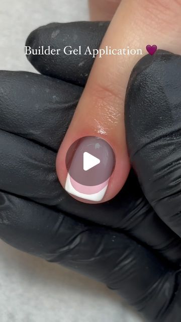 Codie Chown NBC on Instagram: "Builder Gel Application 💅🏼  Using Build Me Up Hard Base - Shade Marshmallow 🩷  Works best with our ‘Back To Base’ for the best adhesion ✨  #nails #buildergel #buildergelnails #buildergelinabottle #gelnails #nailtrends #nailinspo #nailideas #nailaddict #nailtech #nailtechlife #nailaddict #nails4today #nailfashion #nailitdaily #nailaddiction #nailprodigy #nailobsession #nailfies #nailvids" French Builder Gel Nails, Builders Gel Nail Designs, Square Builder Gel Nails, Builder Gel Natural Nails, Builder Gel Overlay On Natural Nails, Build Up Gel Nails, Diy Builder Gel Nails At Home, Build A Gel Nail, Gel Builder Nails Diy