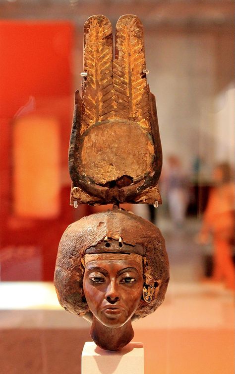 Egyptian New Kingdom. Queen Tiye. c.1351-1334 BCE | This is … | Flickr Mythology Egyptian, Goddess Egyptian, Queen Tiye, Pyramid Tattoo, Anubis Tattoo, Pyramids Egypt, Berlin Museum, Amenhotep Iii, Egyptian Artifacts