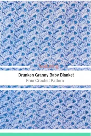 Amazing Drunken Granny Baby Blanket Drunken Granny Stitch, Crochet Border Patterns, Easy Crochet Baby Blanket, Easy Crochet Baby, Crochet Borders, Baby Afghans, Border Pattern, Crochet Patterns Free Blanket, Blanket Designs