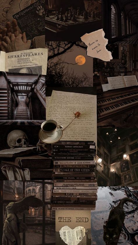 Dark Academia Wallpaper, Pretty Wallpapers Tumblr, Academia Wallpaper, Book Wallpaper, Graphic Wallpaper, Dark Academia Aesthetic, Fantasy Aesthetic, Pretty Wallpapers Backgrounds, Autumn Aesthetic