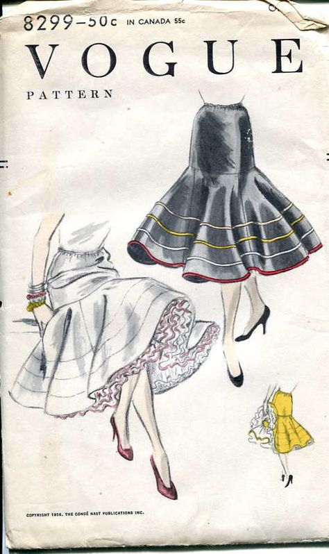 Slip Pattern, Vintage Vogue Patterns, Vintage Vogue Sewing Patterns, Lingerie Patterns, Patron Vintage, Mermaid Style Dress, 1950 Fashion, Vintage Slip, Vintage Dress Patterns