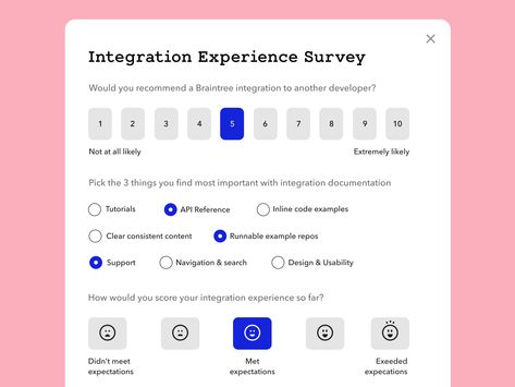 Developer Satisfaction Survey by Craig Wattrus Web Survey Design, Survey Template Design, Survey Form Design, Survey Website, Form Design Web, Questionnaire Design, Survey Design, Task Analysis, Ux Kits