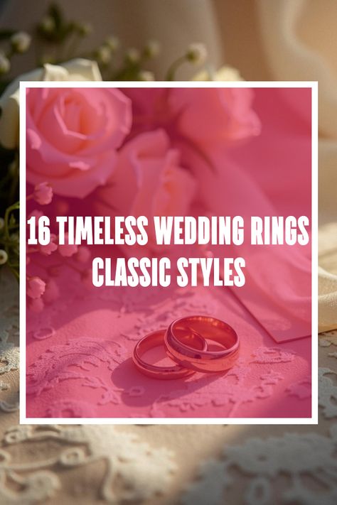 Did you know that classic wedding rings never go out of style? Dive into our breathtaking gallery of 16 stunning photos showcasing timeless elegance. Discover top trends, design secrets, and must-know tips for choosing the perfect symbol of love. Whether you love vintage charm or modern simplicity, these wedding bands will leave you inspired. Uncover the allure of classic rings and find your dream heirloom today! Wedding Ring Trends 2024, Female Wedding Bands, Timeless Wedding Rings, Wedding Rings Classic, Classic Rings, Classic Wedding Rings, Collar Bone Tattoo, Ring Trends, Womens Wedding Bands